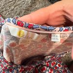 BODEN NWT Ruffle Paisley Jersey Midi Dress D0283 Size 4L Pockets Stretchy Waist Blue Photo 14