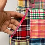 Old Navy  Multicolor Patchwork Plaid Mini Skirt Size 10 Mardi Gras City Chic Photo 2