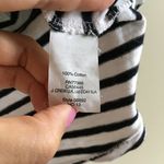 J.Crew  08892 Painter Tee Shirt Jeweled Brooch Stripe Black/White‎  Cotton… Photo 6