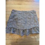 Just Quella  leopard ruffle wrap‎ skirt size medium Photo 4