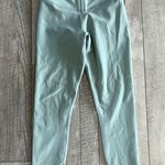 Abercrombie & Fitch Size Small Turquoise Blue High-Waisted Leggings with Zipper Photo 2