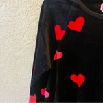 Kate Spade RARE NWT Medium Heart Confetti Sleepshirt Black Novel Photo 6