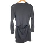 THAKOON Sweatshirt Open Back dress Size Small Gray Photo 8