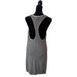 Hard Tail Forever Minimalist Tank Dress Gray Racerback V Neck Size S BOHO Photo 4