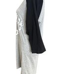 Just Love New  Beauty Sleep Gray Black Raglan Nightshirt Nightgown Juniors XL NWT Photo 3