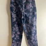 Vintage bon bon originals straight leg floral pants size 5 Purple Photo 4