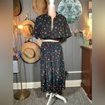 Alfred Dunner Vintage Polkadot & Squiggle 2 Piece Top & Skirt Medium Photo 1