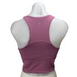 Lululemon Wunder Train Pink Sleeveless Racerback Athletic Sports Crop Tank Top 2 Photo 1