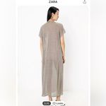 ZARA  SHEER METALLIC MAXI DRESS Photo 1
