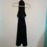 Solace London  Franklin Mini Dress Black Halter Neck Cut Out Open Back Photo 6