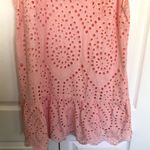 Gianni Bini  Light Pink Crochet Sleeveless Swim Cover Up Size M Photo 2