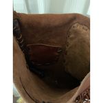 Jimmi Wz Large Natural Leather Handmade Western Fringe Messenger Crossbody Bag Photo 6