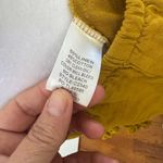 Umgee  mustard yellow shorts L elastic ruffle fringe boutique boho flowy summer Photo 1