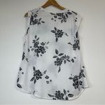 Candie's  Casual Monochrome Floral Sleeveless Blouse Photo 2