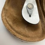 Birkenstock  Mayari‎ Silver Thong Sandals EU 38 US 7 Narrow Width Comfort Slides Photo 5