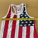 Authentic Classic Pacific Surf American Flag Tank Top Sz M Cropped 100% Cotton Red Size M Photo 6