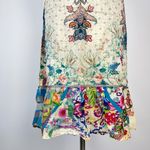 Johnny Was NWOT  Floral Sleeveless Ruffles Multicolor Mini Dress Size S Photo 6