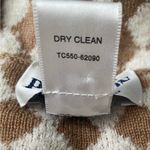 Pendleton Brown and White Blazer Sweater with Diamond Pattern Photo 5