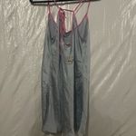 Free People NWT Intimately  Blue Just What You Need Mini Slip Size Medium $60 Photo 4