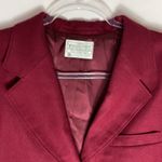 Pendleton  vintage burgundy wool cropped blazer jacket Photo 1
