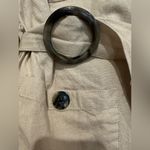 Selene Sport Cream Trench Coat with Belted Waist Size L Photo 1