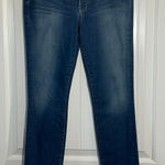 Pilcro and the Letterpress Anthropologie Pilcro Serif Slim Fit Jeans Mid Rise Medium Wash Denim 30 Photo 0