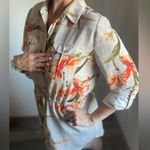 Chico's Chico’s Tunic Top Button Down Tropical Floral Mini Dress 1 Photo 2