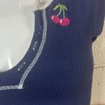 Urban Outfitters  Go for Gold Seamless Blue Cherry Top size XS/S Photo 7