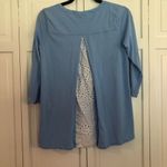 SALE J.jill blue eyelet shirt size xs Photo 3