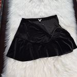 Urban Outfitters Ecote  Black Velvet Flounce Mini Skirt Photo 5