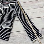 Anthropologie  Striped Peacoat Blazer Navy White Size XL Photo 6