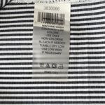 COURT & ROWE Blue and White Striped Shirt with Pink Collar Size M Photo 8