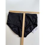 Lands' End High Waist Lined Swim Bottoms Women's UPF 50 Deep Sea Navy 16 New Blue Photo 9