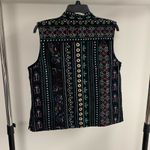 Vintage Units Embellished Embroidered Vest Size L Red Size L Photo 3