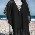 Merona Lace Up Caftan Swim Cover Up Photo 0
