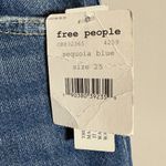 We The Free Free People  Maggie Mid-Rise Straight Leg Jeans Women's 25 Blue NWT Photo 8