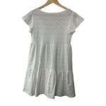 Jessica Simpson  White Eyelet Surplice Baby Doll Dress Women's Size Medium Photo 4