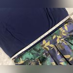 Jessica Howard Blue Green And Metallic Gold Pleated Formal Evening Gown Maxi Dress Photo 10