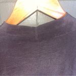 Antonio Melani Truly Beautiful Silk Blouse V Neck Charcoal Button Sleeves M Photo 6