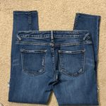 Vigoss  Women's Dark Blue Ripped Skinny Jeans Photo 9