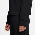 Nike Sportswear Tech Fleece Turtleneck Sweatshirt Black Oversized Fit Cropped Photo 5