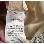 Rihoas Satin‎ Wrap Blouse Small Gold Long Sleeve Button Cuff Collared Dressy Top Photo 3