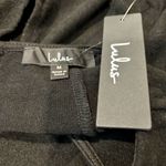 Lulus Black Ruffle Sleeve Dress NWT | Size M | Faux Wrap Skirt & Bell Cuff Size M Photo 14