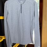 Slazenger Quarter Zip LS Hydro Dri + UPF 30 Golf Shirt Gray Ombré Size Medium Photo 0