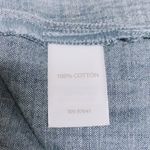 J.Jill Women’s L petite Denim Chambray Button Up Casual Long Sleeve Tunic Top Photo 4