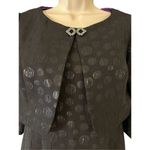 Eliza J NWT -  New York Black 2pc Tank Dotted Dress & Jacket Missy Size 4 Photo 1