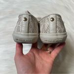 Michael Kors  Logo Off white/cream tennis shoes with gold hardware Photo 4