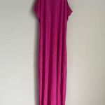 SKIMS  Fuchsia Foil Racerback Soft Lounge Tank maxi Dress XL Photo 1