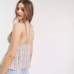 Free People FP Donna Printed Cami Ivory Photo 2