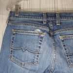 Lucky Brand  Sweet N Straight Ladies' Blue Denim Jeans With Raw Hems Photo 8